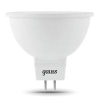 -Лампа светод GU5.3  5W 12V 4100K без пульсации Gauss 201505205